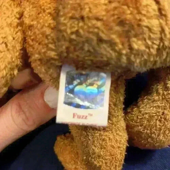 1999 Fuzz the bear, Ty beanie baby, retired with errors - Picture 4 of 6